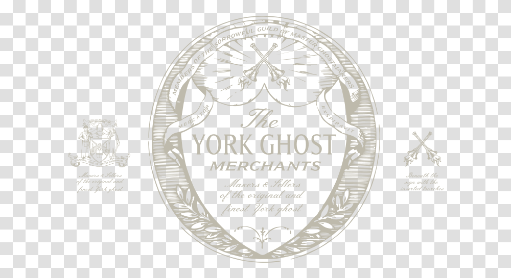 The York Ghost Merchants Emblem, Logo, Symbol, Trademark, Coin Transparent Png
