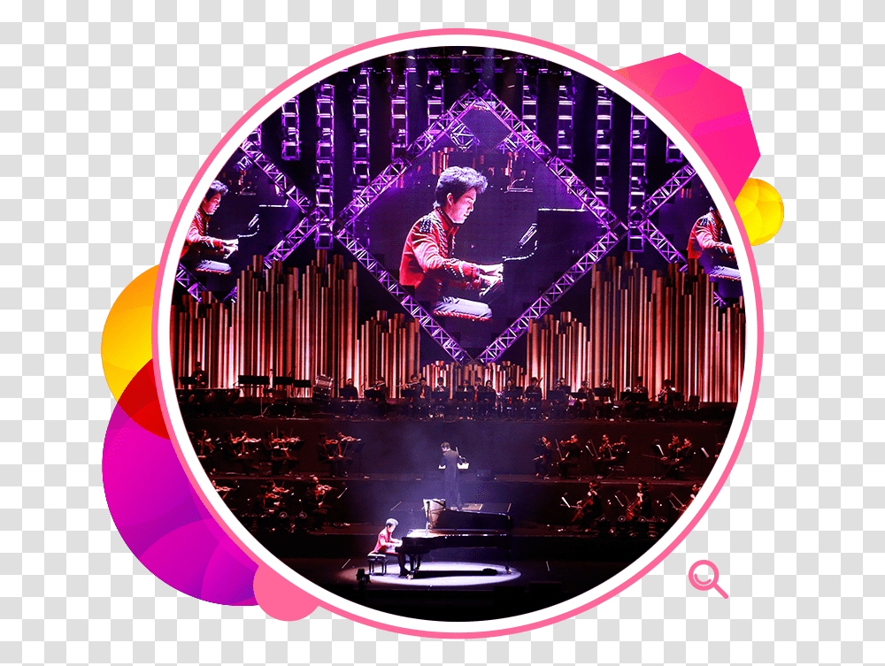 The Yundi Li Emperor Fantasy World Tour Was Held At Performing Arts, Person, Stage, Interior Design, Light Transparent Png