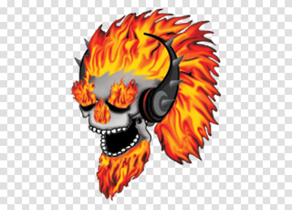 The Zine Absurd History Flame Skull Gif, Fire, Helmet, Video Gaming Transparent Png