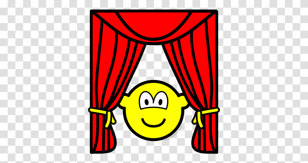 Theater Buddy Icon Stage Curtains Open Happy, Poster, Advertisement, Lighting, Graphics Transparent Png