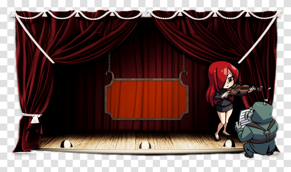 Theater Curtains Music Stage 1411051 Vippng Curtain Style, Indoors, Person, Human, Room Transparent Png