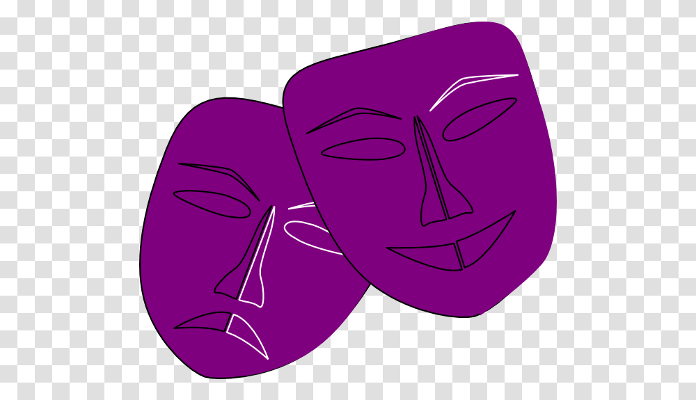 Theater Drama Masks Clip Art N5 Free Image Theatre Mask Purple Clipart, Graphics, Modern Art Transparent Png