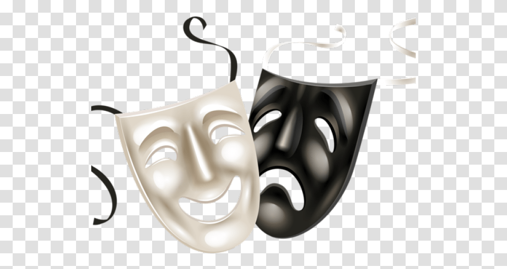 Theater Masks Background Drama Masks Transparent Png
