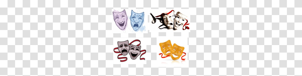 Theater Masks Clipart, Antelope, Animal, Head, Collage Transparent Png
