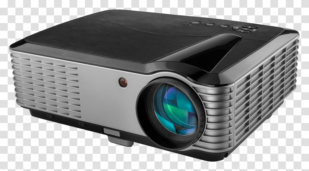 Theater Smart Projector With Full Hd Ceiling Mounted Video Icon Plan, Camera, Electronics Transparent Png