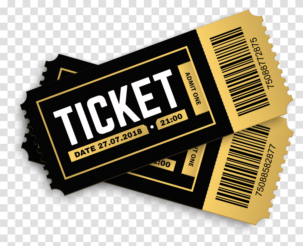 Theater Tickets Clipart, Paper Transparent Png