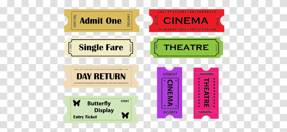 Theater Tickets Ticket, Paper, Label Transparent Png