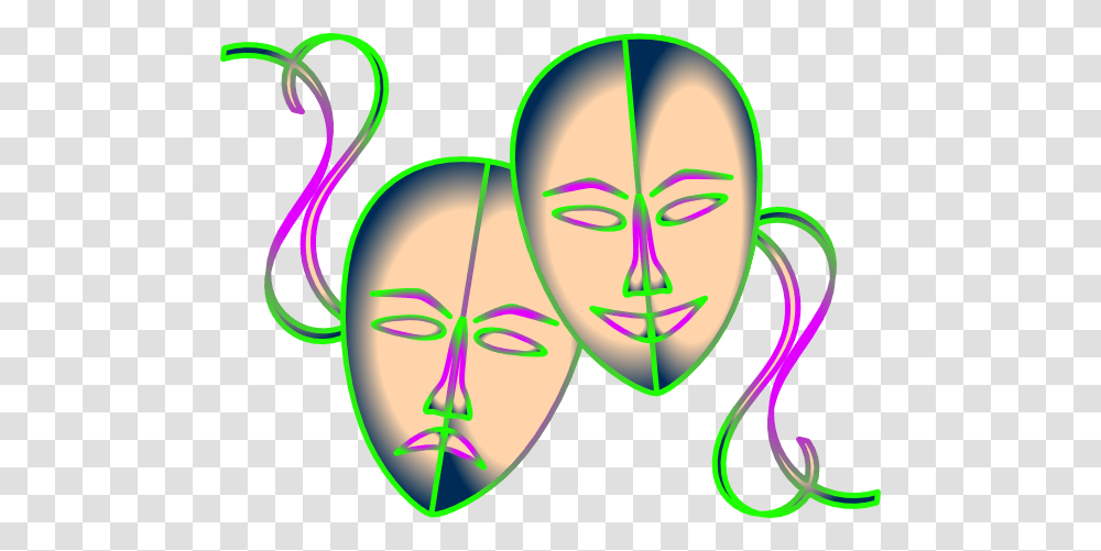 Theatre Clip Art, Face, Pattern, Ornament, Head Transparent Png