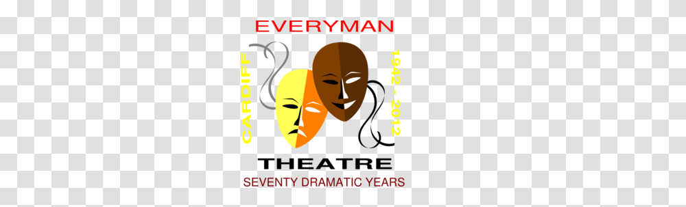 Theatre Masks Clip Art, Poster, Advertisement, Flyer, Paper Transparent Png