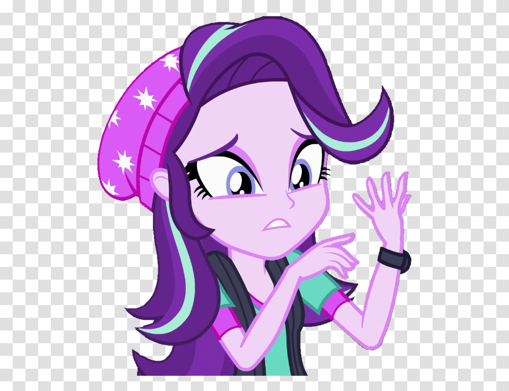 Thebar Beanie Clothes Equestria Girls Female Hand Mlp Eg Starlight Glimmer, Drawing, Purple Transparent Png
