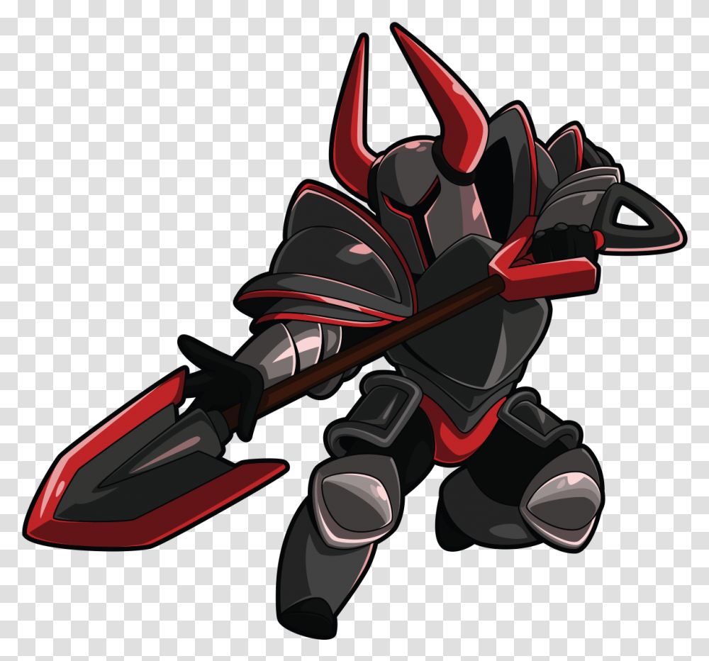 Theblackknight Black Knight Shovel Knight Render, Weapon, Spear, Emblem Transparent Png