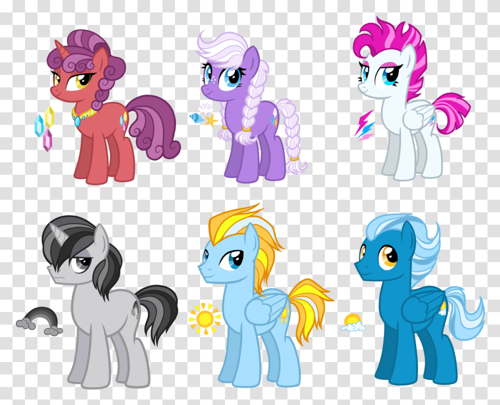 Thecheeseburger Cute Earth Pony Female Group Male Cartoon, Comics, Book, Crowd, Performer Transparent Png