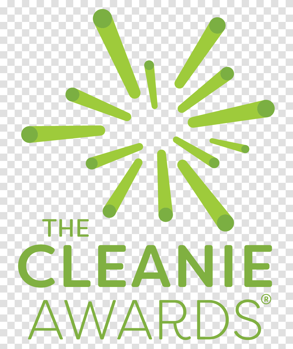 Thecleanieawardslogo Stacked Cmyk 2019, Green, Plastic Transparent Png