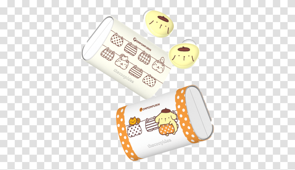 Thecoopidea & Sanrio New Pompompurin Cinnamoroll Wireless Cylinder, Pencil Box, First Aid, Lunch, Meal Transparent Png