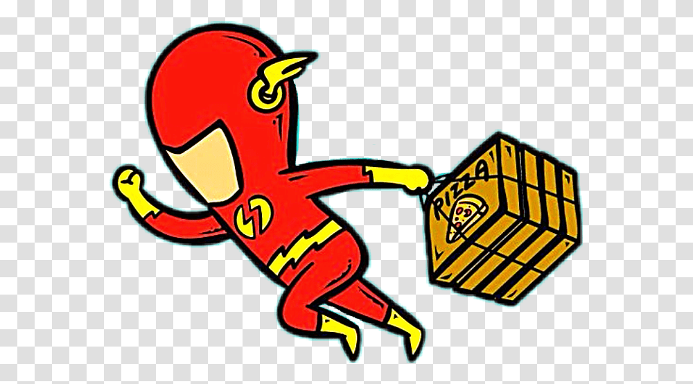 Theflash Barryallen Superhero Flash Pizza Lol Flash Pizza, Dynamite, Bomb, Weapon, Weaponry Transparent Png