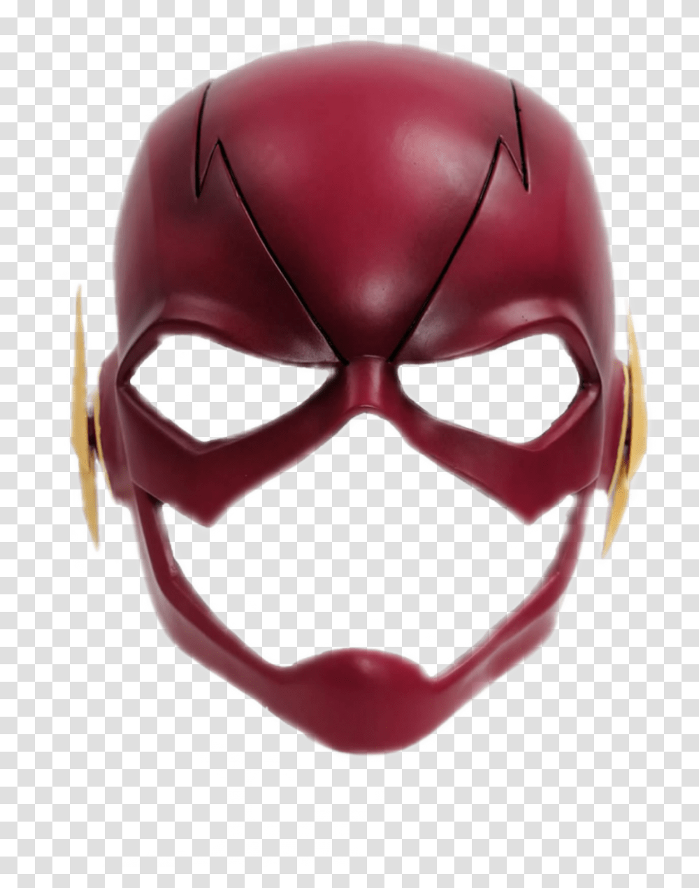 Theflash Flash Mask Arrowverse Barryallen Flash Mask, Helmet, Apparel, Label Transparent Png