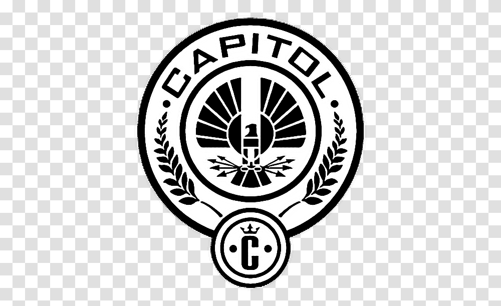 Thehungergames Sticker Hunger Games Capitol Symbol, Emblem, Logo, Trademark Transparent Png
