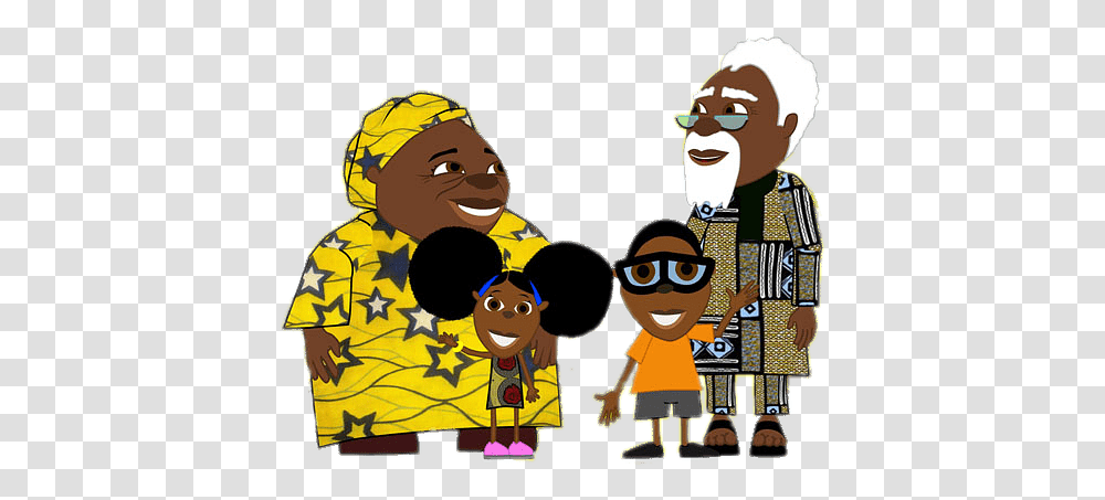 Their Grandparents Nigeria People Cartoon, Head, Face, Crowd, Sunglasses Transparent Png