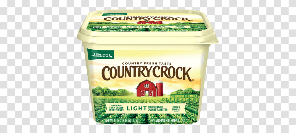 Theispotcom Lori Anzalone Illustrates Country Crock Packaging Light Country Crock Butter, Food, Dessert, Yogurt, Box Transparent Png