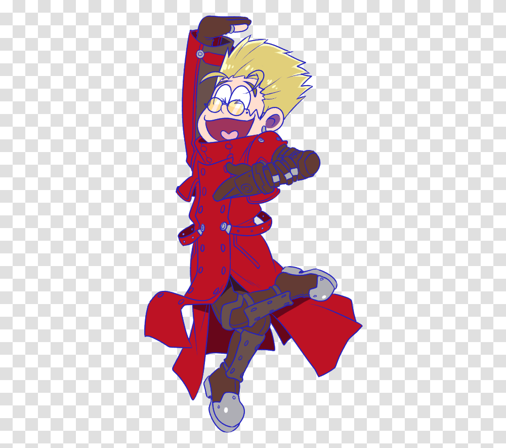 Thelamebat Asked If I Could Post The Vash Image That Cartoon, Apparel, Footwear, Person Transparent Png