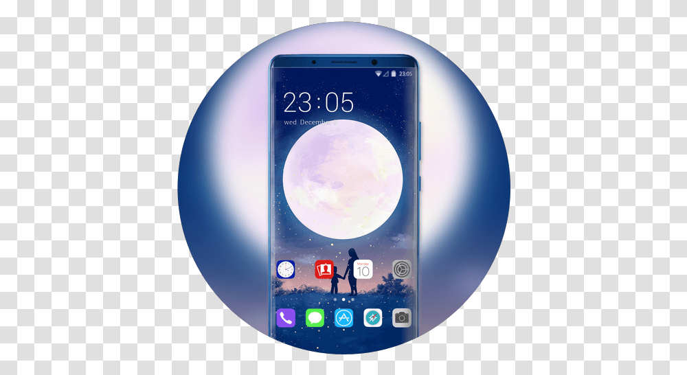 Theme For Mi Band 3 Moon Family Night Firefly Apk 201 Camera Phone, Mobile Phone, Electronics, Cell Phone, Ipod Transparent Png