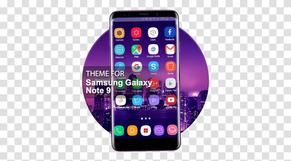 Theme For Samsung Galaxy Note 9 Technology Applications, Mobile Phone, Electronics, Cell Phone, Dvd Transparent Png