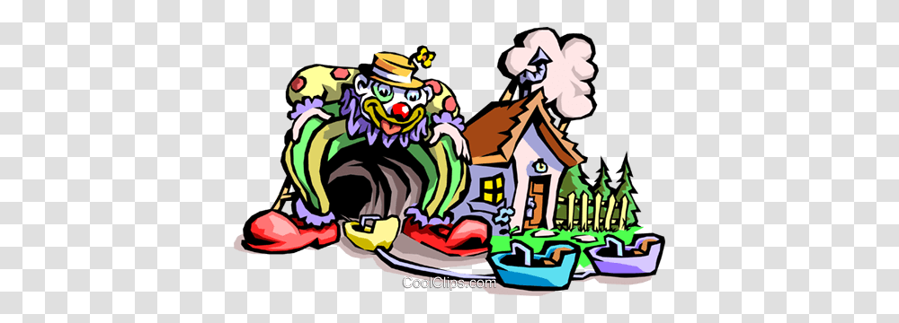 Theme Park Royalty Free Vector Clip Art Illustration, Performer, Crowd, Icing, Cream Transparent Png