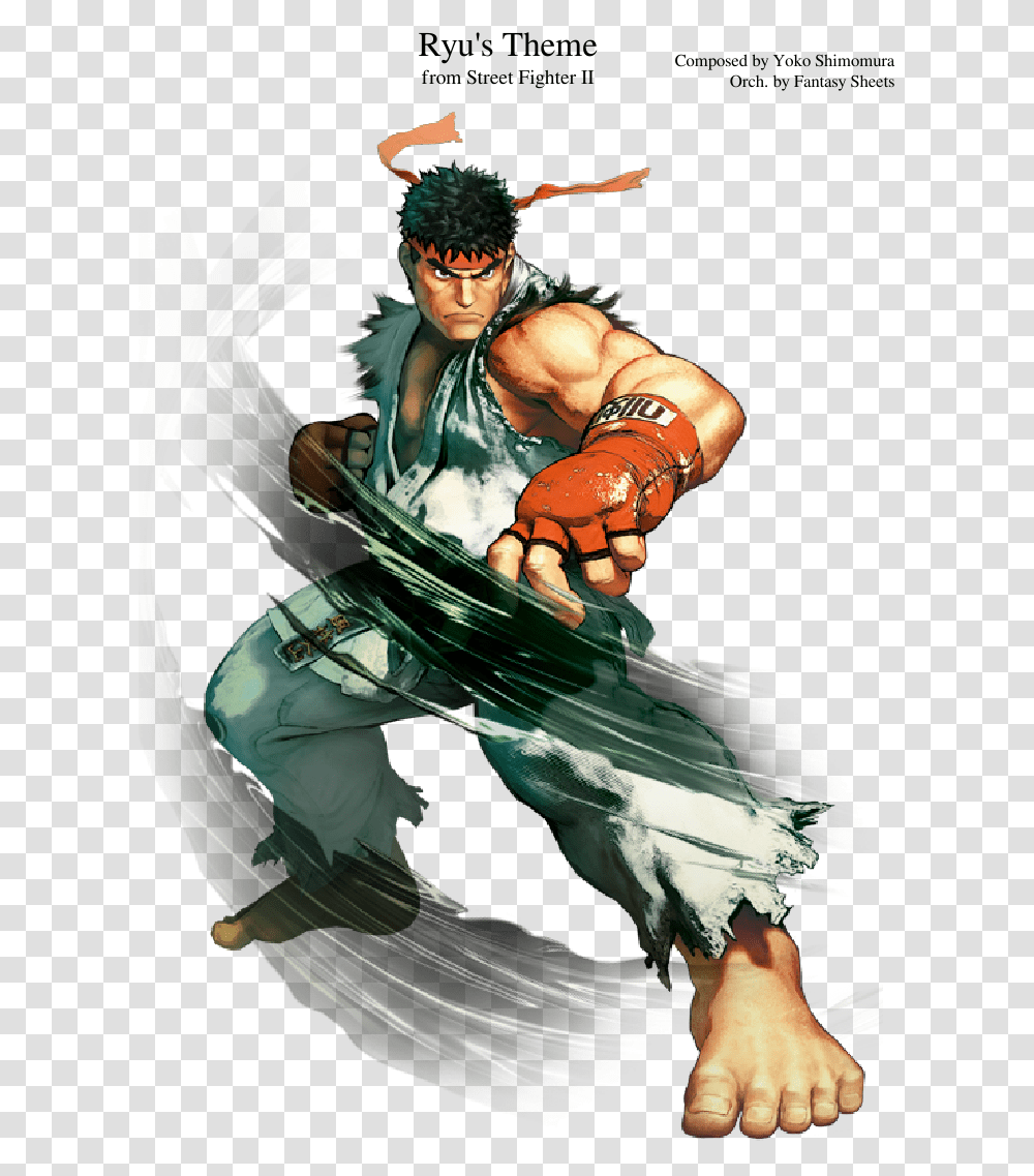 Theme Sheet Music Composed By Street Fighter V Phone, Person, Human, Hand, Sport Transparent Png