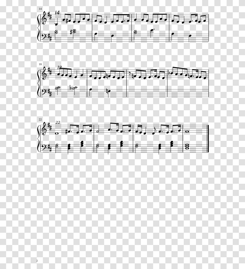 Theme Song Sheet Music Composed By Arr Sheet Music, Gray, World Of Warcraft Transparent Png