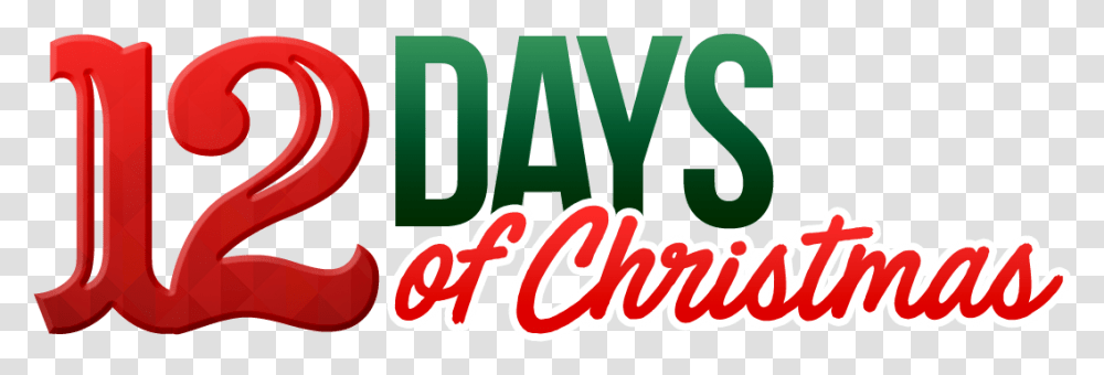 Theme Title 12 Days Of Christmas Title, Word, Logo, Beverage Transparent Png