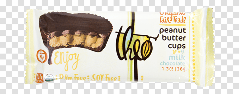 Theo Milk Chocolate Peanut Butter Cups Classic Chocolate, Sweets, Food, Dessert, Cream Transparent Png