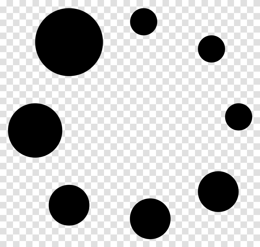 There Are 8 Small Circles Arranged In A Circle Small Black Circle, Gray, World Of Warcraft Transparent Png