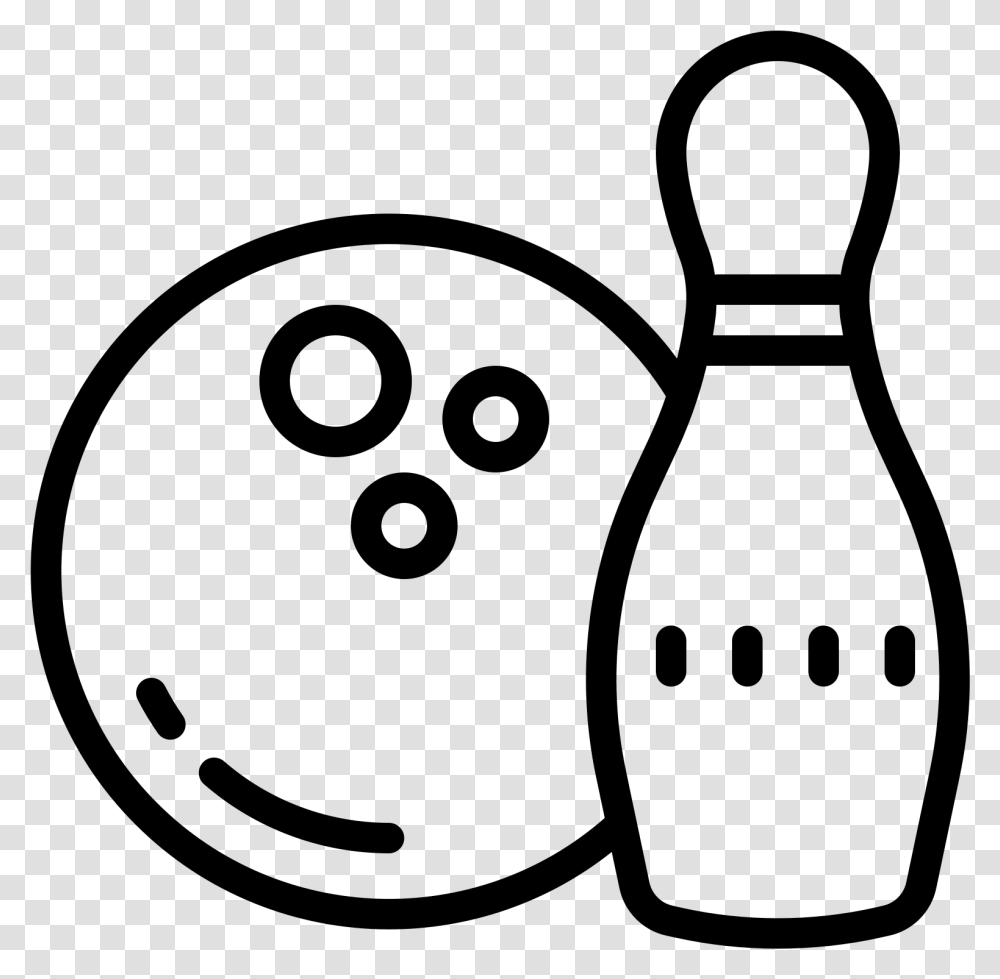 There Is A Bowling Ball With 3 Holes In It Sitting Bowling Pin, Gray, World Of Warcraft Transparent Png