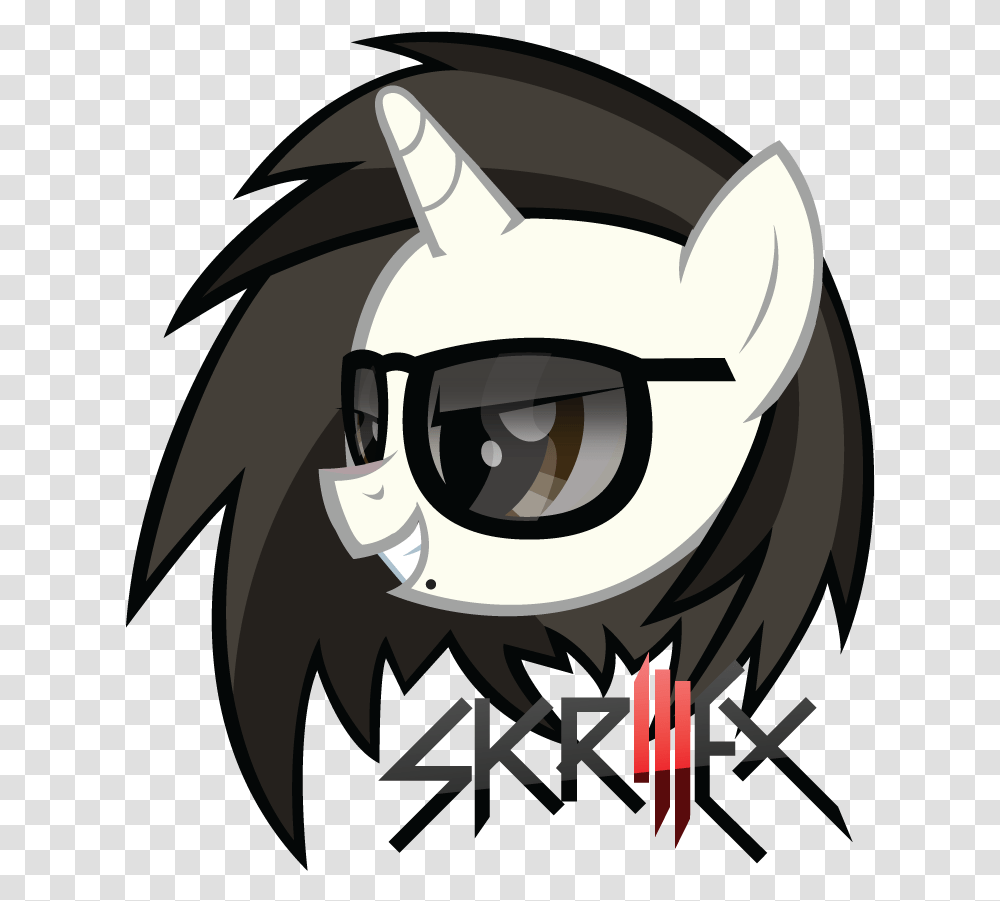 There's Even A Skrillex Unicorn Mlp Characters White Background, Helmet, Mammal, Animal, Pet Transparent Png