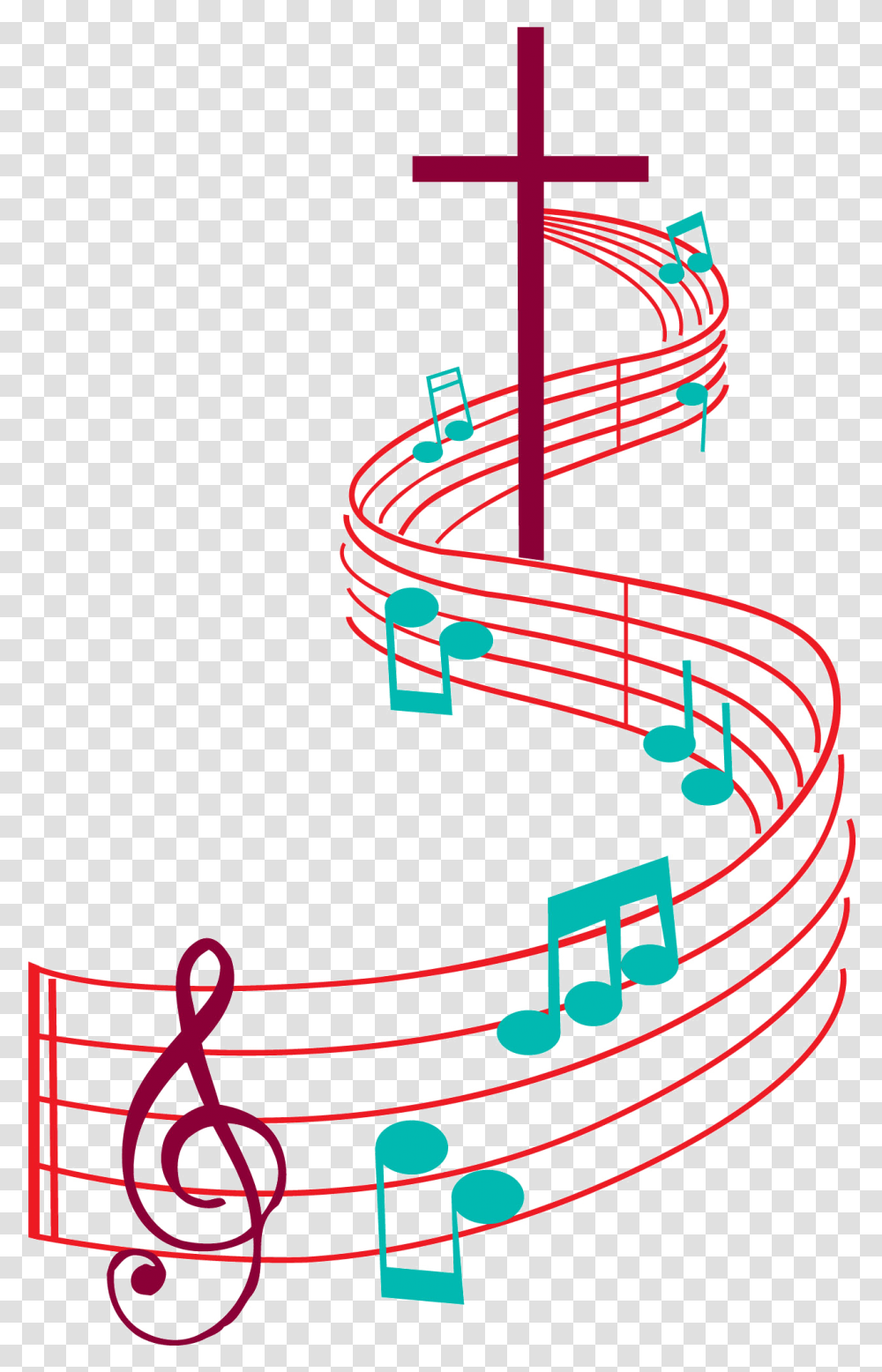 There's This Common Theme With God He Doesn't Always Cross With Music Notes, City, Urban, Building, Road Transparent Png
