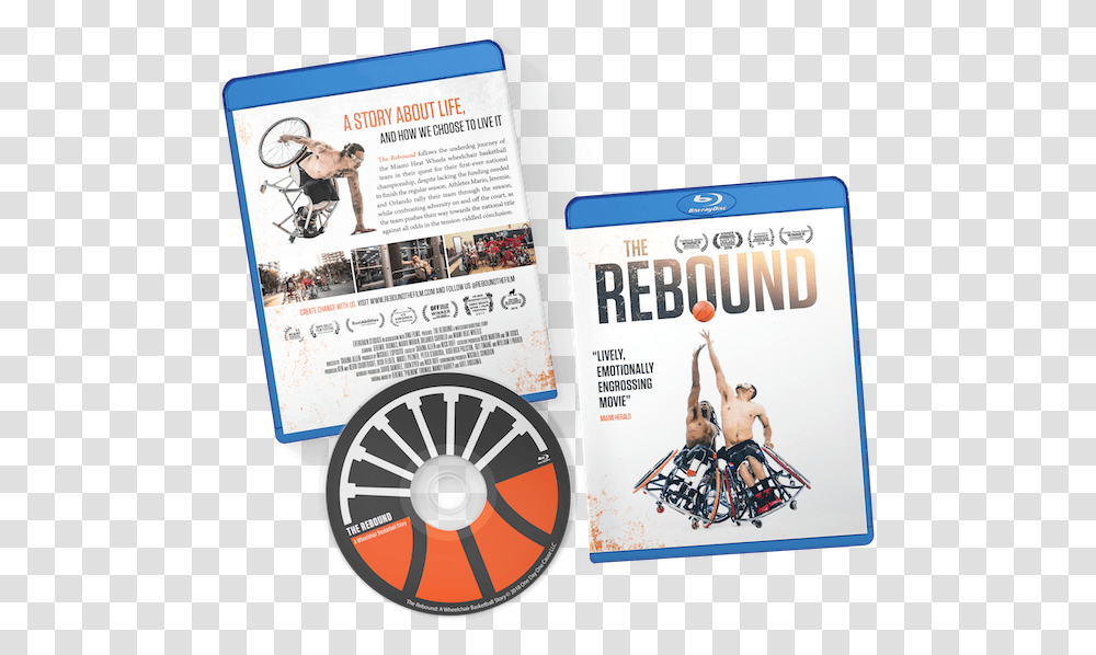 Therebound Wheelchair Basketball Documentary Blu Ray, Flyer, Poster, Paper, Advertisement Transparent Png