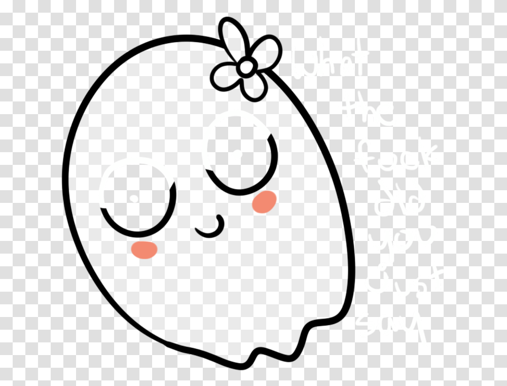 Theres A Nice Surprise In This One Cute Ghost, Number, Face Transparent Png