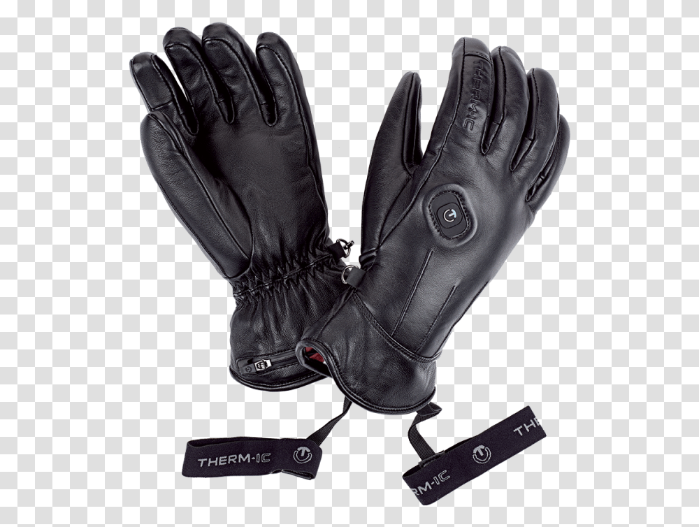 Therm Ic Powergloves Leather Ladies Ladies Rechargeable Heated Gloves, Apparel, Person, Human Transparent Png