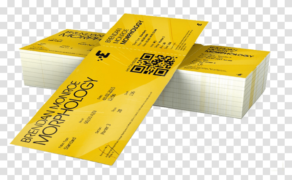 Thermal Ticket, Paper, Flyer, Poster Transparent Png