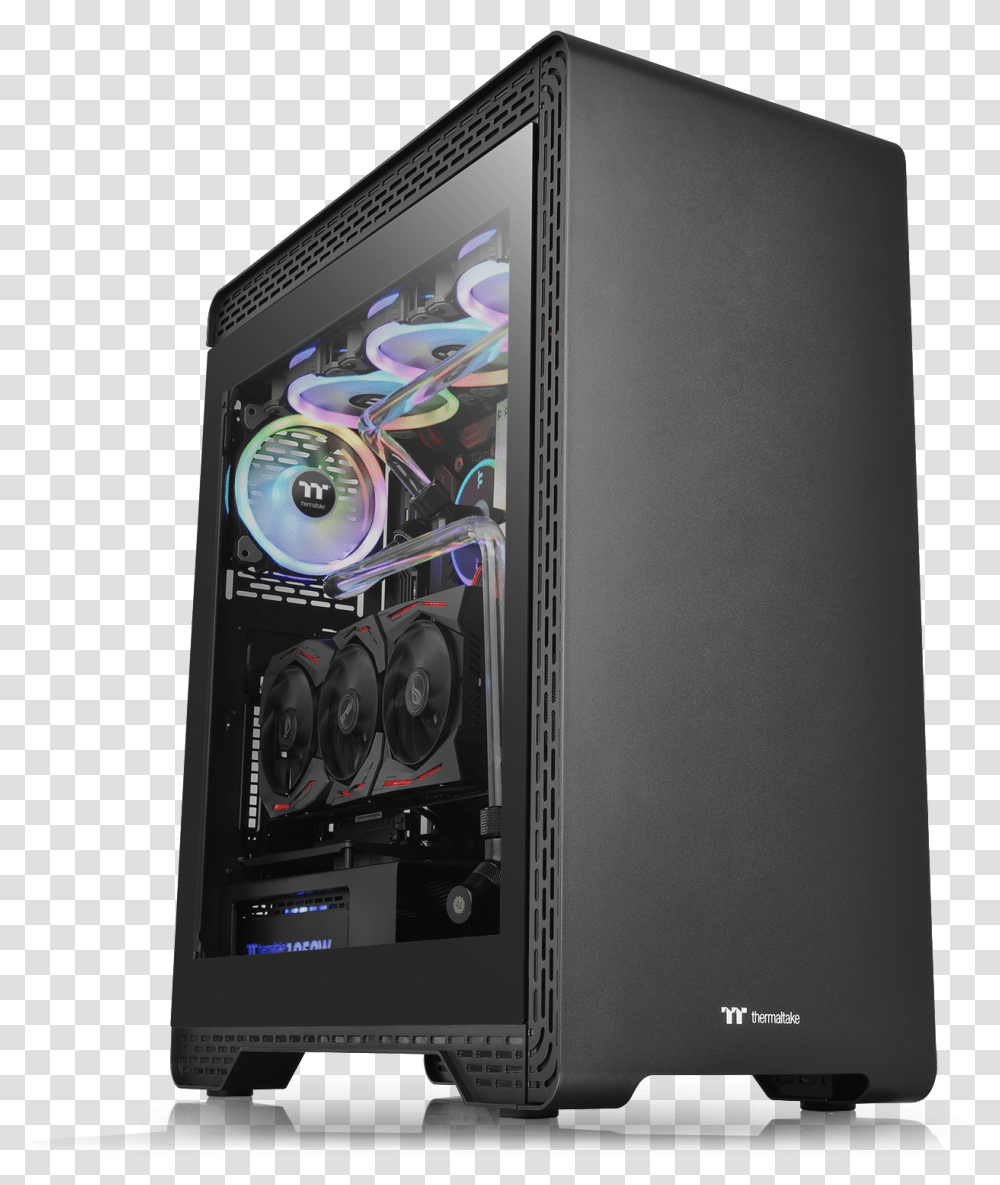 Thermaltake S500 Tempered Glass, Computer, Electronics, Pc, Monitor Transparent Png