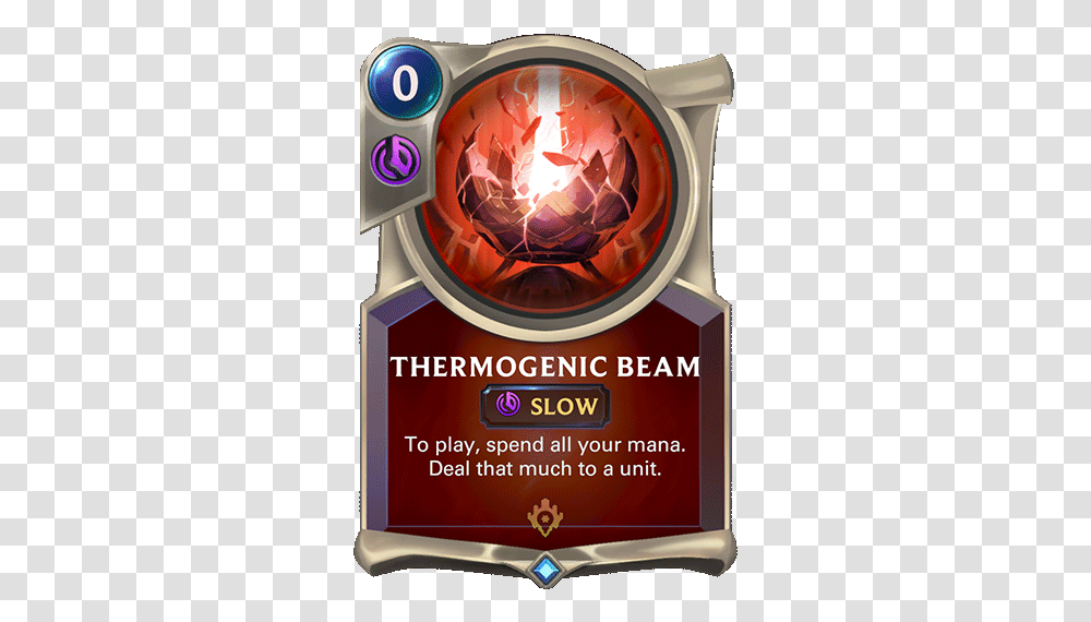 Thermogenic Beam Legends Of Runeterra Card Lee Sin Dragon Rage, Advertisement, Poster, Flyer, Paper Transparent Png