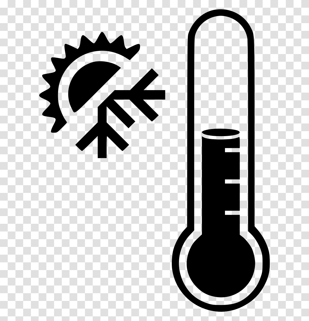 Thermometer Clip Art Black And White, Stencil, Shovel, Tool Transparent Png