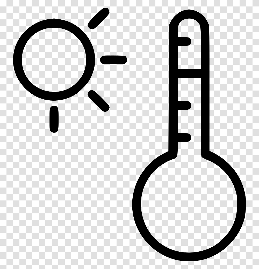Thermometer Hot Heat Summer Sun Day Icon Free Download, Shovel, Tool, Stencil, Cutlery Transparent Png
