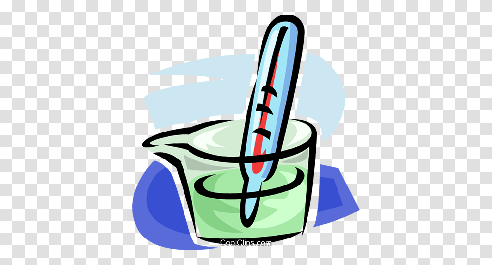 Thermometer In A Dish Of Liquid Royalty Free Vector Clip Art, Beverage, Drink, Milk, Cup Transparent Png