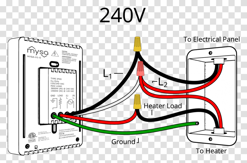 Thermostat High Voltage Wires, Wiring, Electrical Device, Adapter Transparent Png
