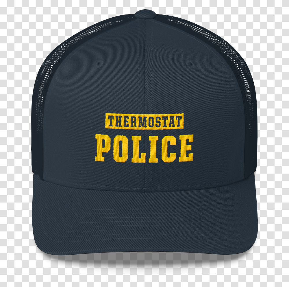 Thermostat Police Trucker Cap Trucker Hat, Apparel, Baseball Cap Transparent Png