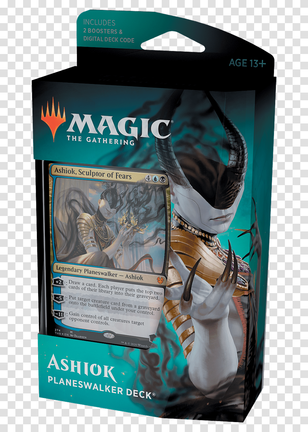 Theros Beyond Death Planeswalker Deck Ashiok Sculptor Of Fears, Poster, Advertisement, Person, Astronaut Transparent Png