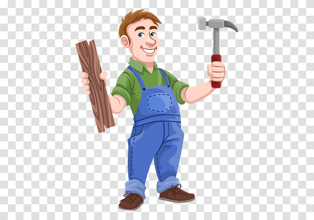 These Cool Business People Images Are From The Carpenter Clipart, Person, Human, Hammer, Tool Transparent Png