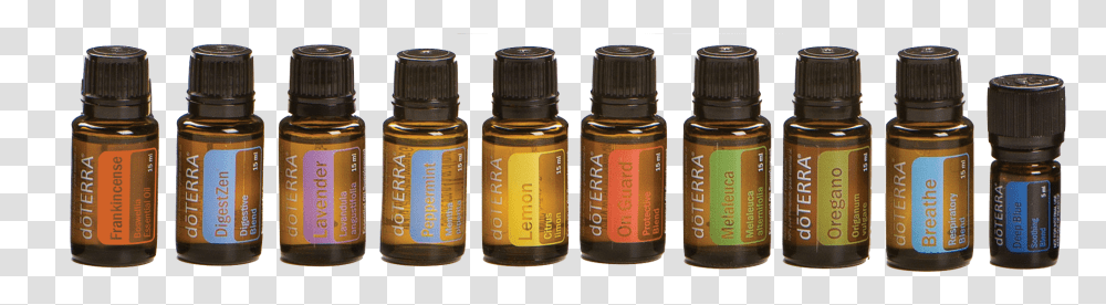 These Oils All Feature In Doterra S Incredible Home Home Essential Doterra Kit, Bottle, Cosmetics, Perfume, Aftershave Transparent Png