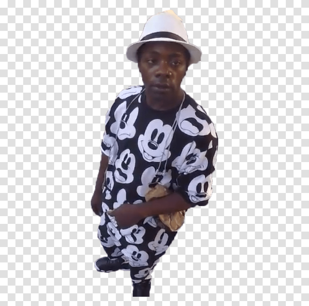 They Call Me Smurf The Tiny Trihard Sitting, Person, Sleeve, Shorts Transparent Png